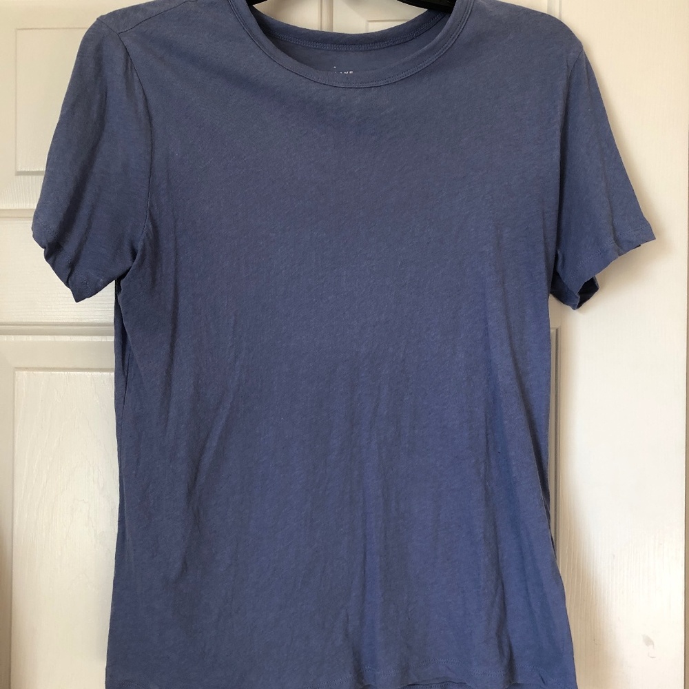 Everlane blue casual tshirt, 100% cotton, sz small